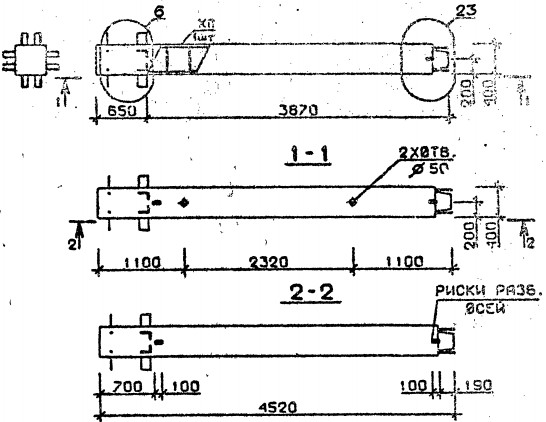 Колонна 2КВ 54.45-4-с Серия 1.020.1-2с/89